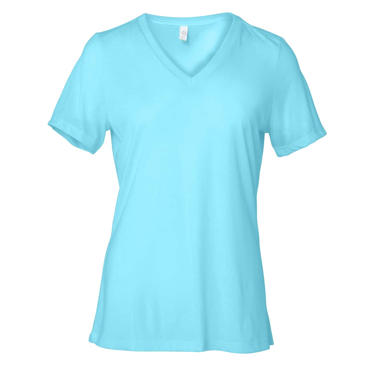 6 Pack: BELLA+CANVAS® Short Sleeve Women's V-Neck T-Shirt